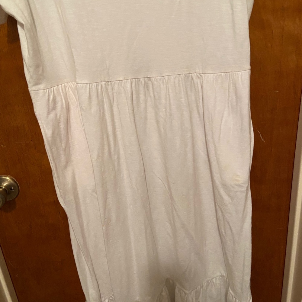 Old Navy White Knit Tiered Maxi Dress - Picture 2 of 5